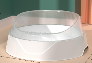 Spacious Semi-Private Cat Litter Haven with Scoop
