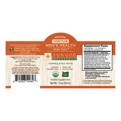 Virtus Men's Health Herbal Tincture