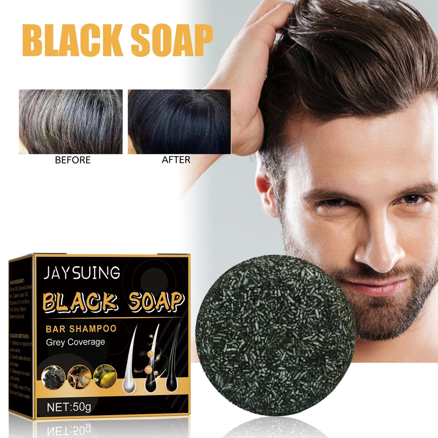 Black Soap Shampoo – Nourishing Hair & Scalp Care