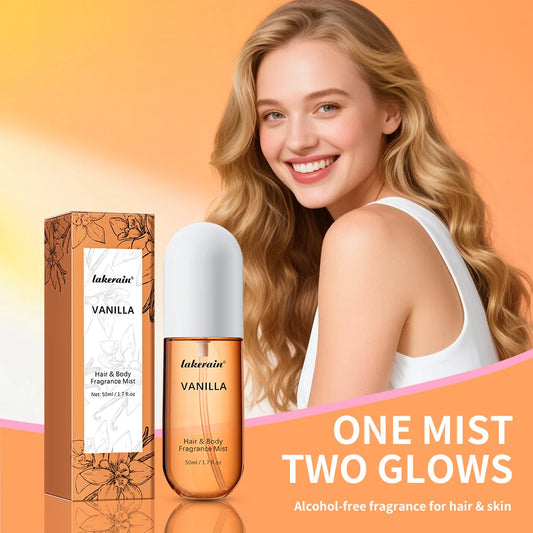 Unisex Perfume Mist – Vanilla & Rose Long-Lasting Fragrance