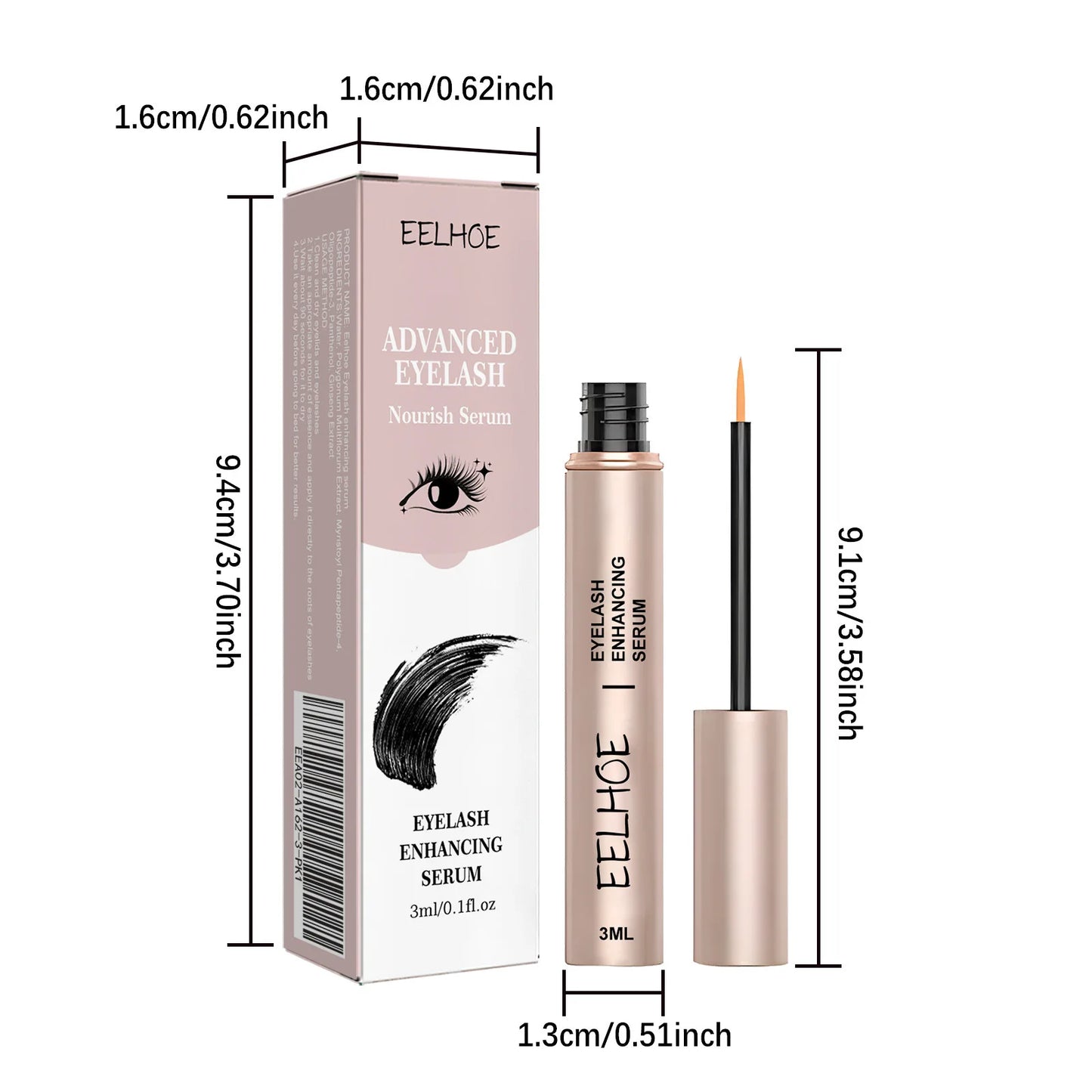 Eelhoe Eyelash Serum – Strengthening & Nourishing Lash Care (3ml)