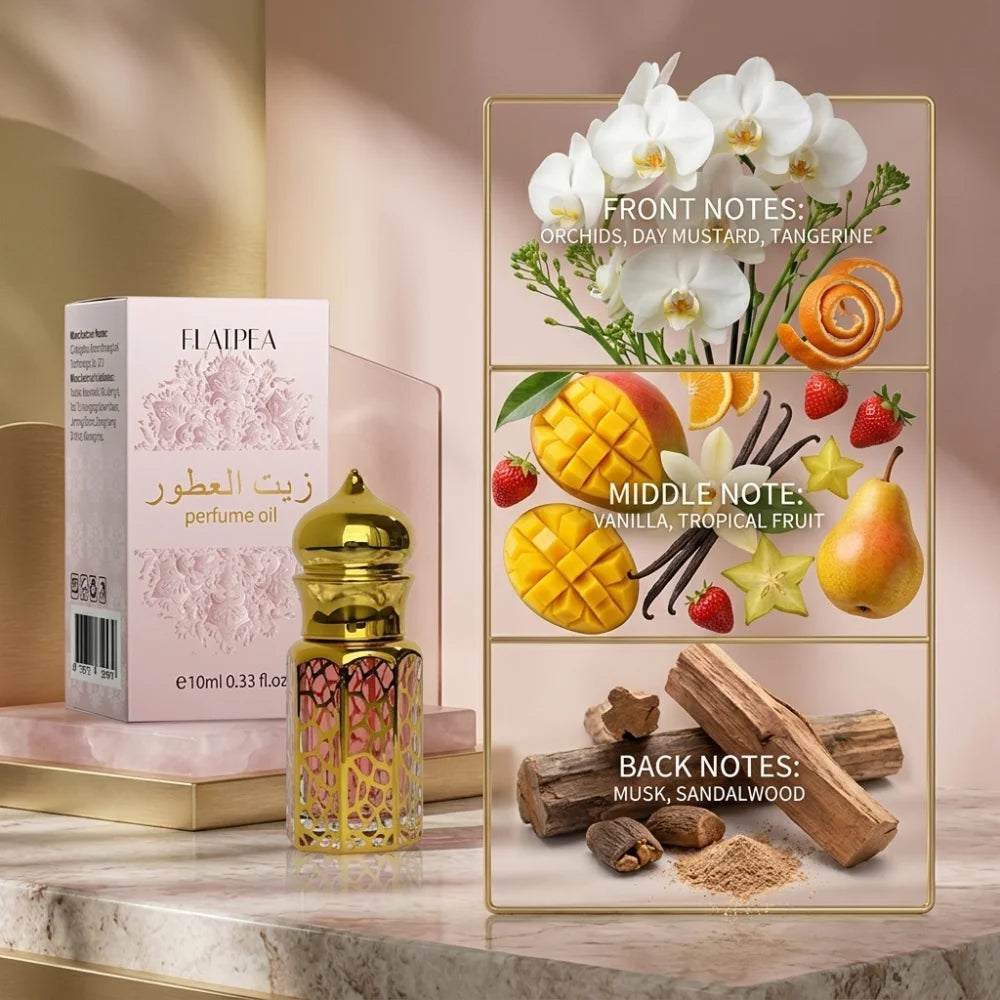 Luxury Women's Arabian Perfume Oil – Long-Lasting Orchid & Vanilla Fragrance