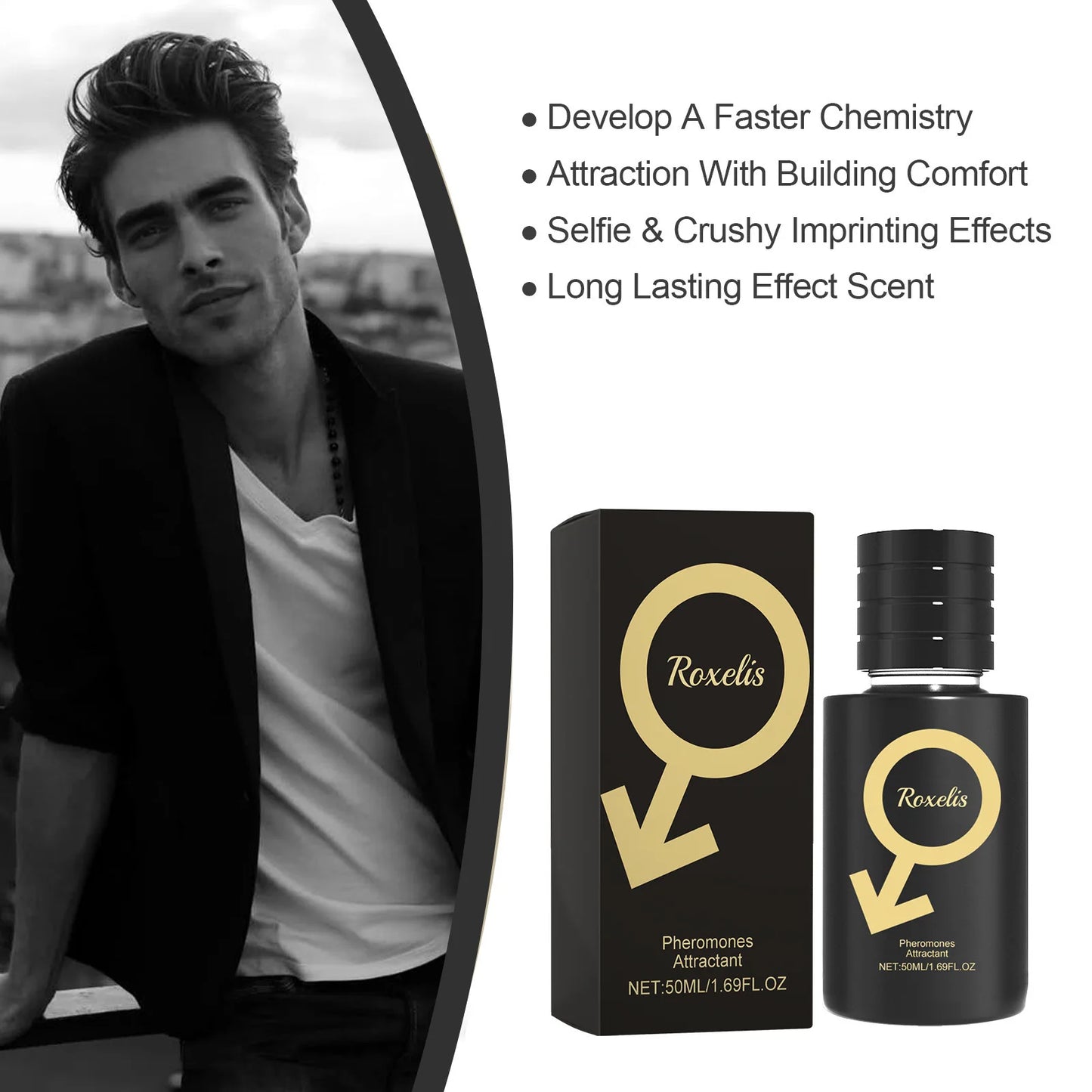 Men Pheromone Perfume – Natural Long Lasting Fragrance Cologne