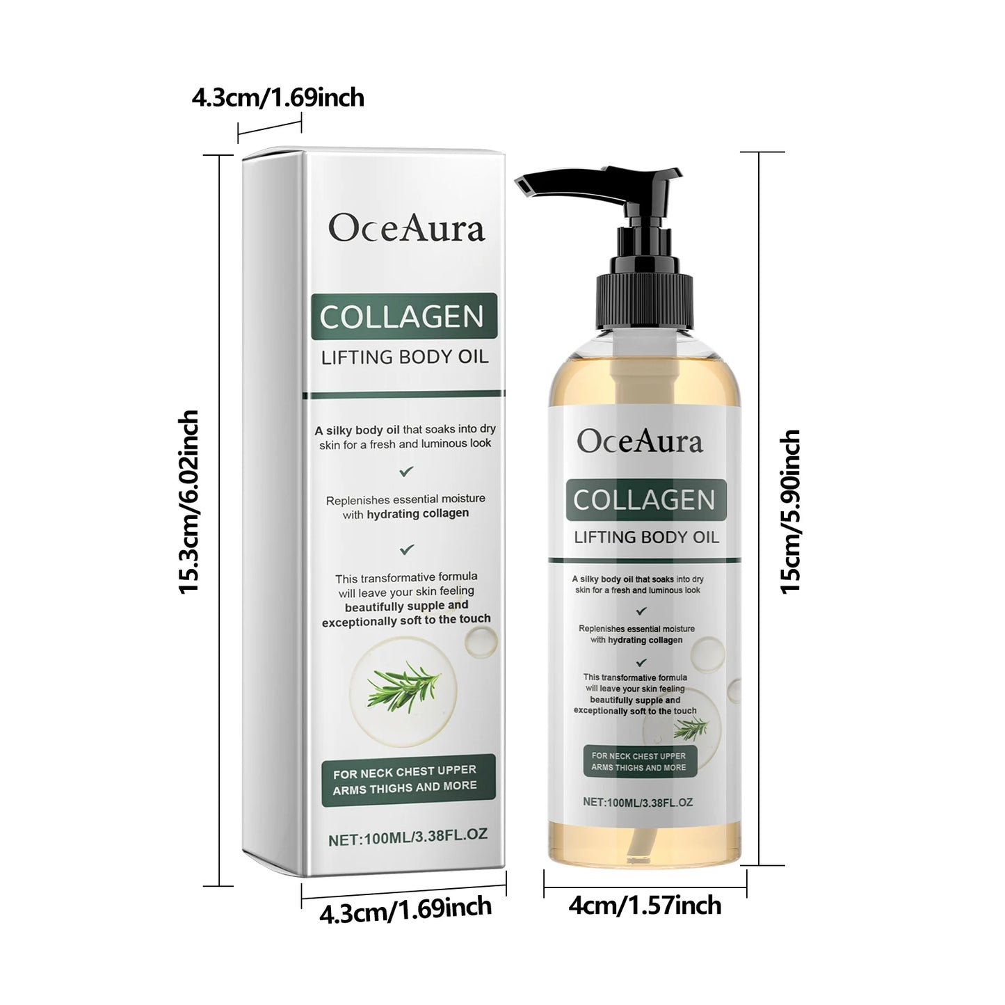 Collagen Body Essence Oil – Moisturizing & Skin Elasticity Care 100ml