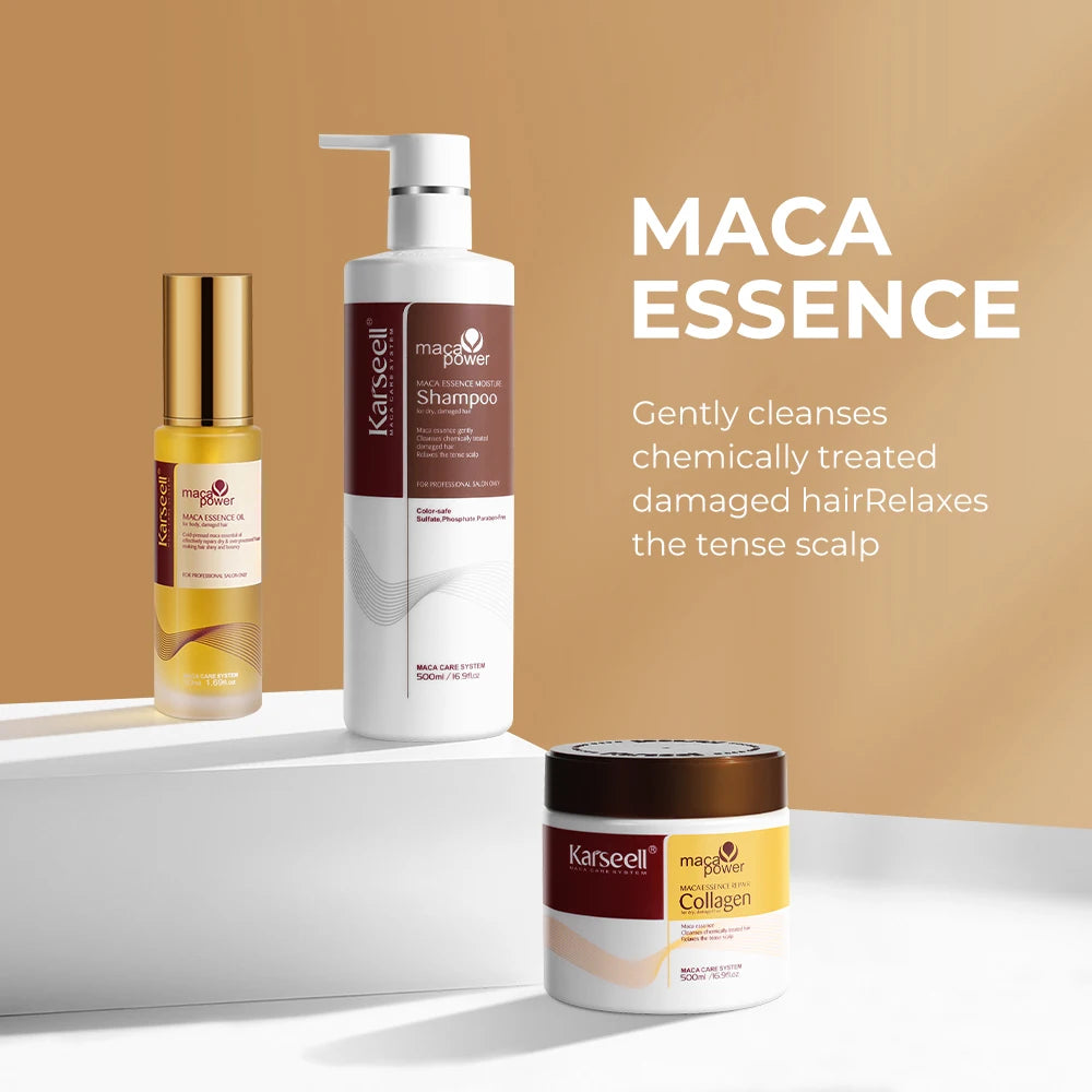 Karseell Collagen Hair Care Set – Argan Oil & Hair Mask Repair Kit