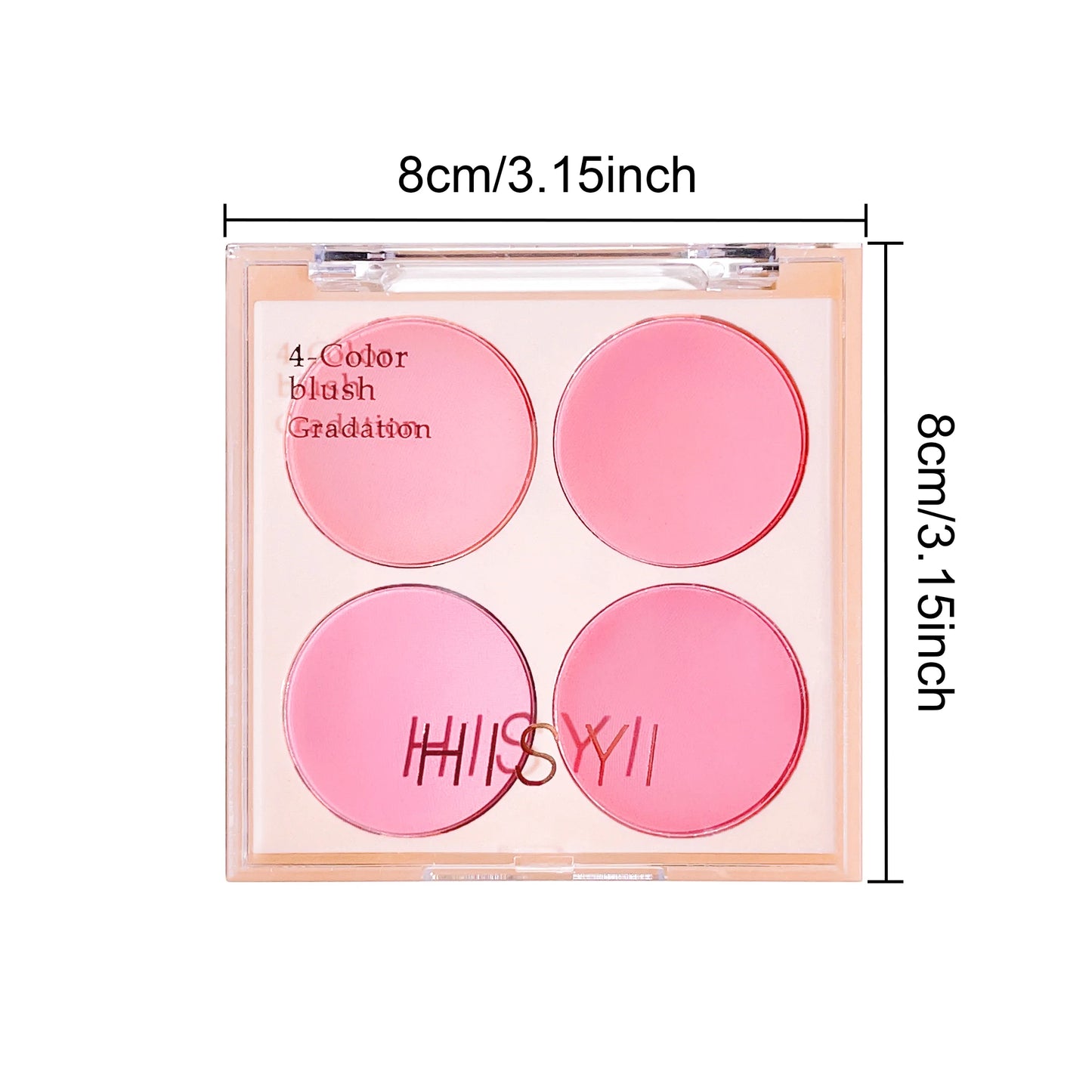 4-Color Matte Blush Palette – Natural Glow & Blendable Cheek Color