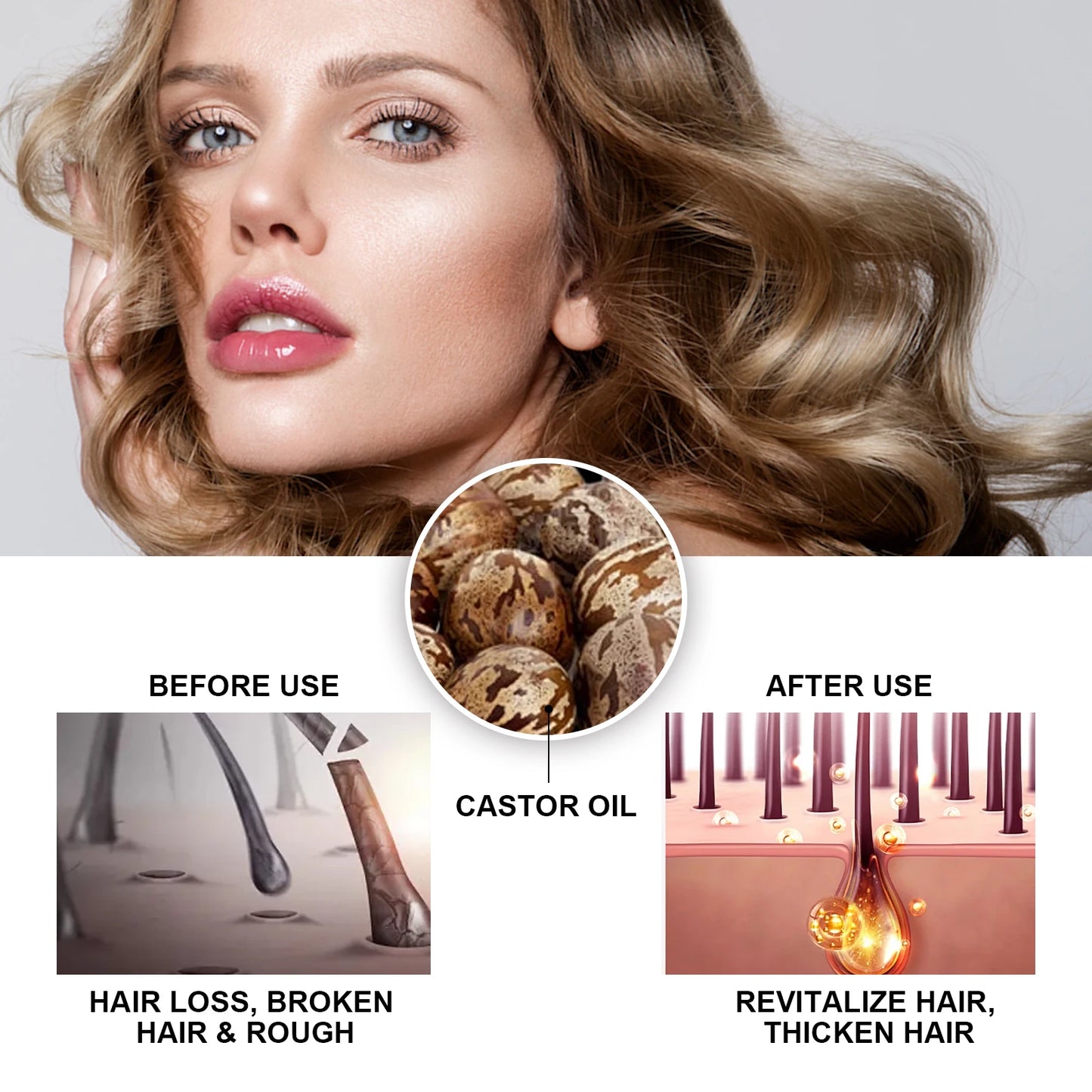 Hoegoa Castor Oil Hair Thickening Serum (30ml)