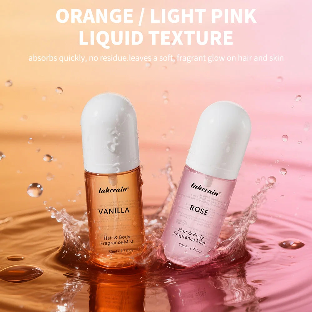 Unisex Perfume Mist – Vanilla & Rose Long-Lasting Fragrance