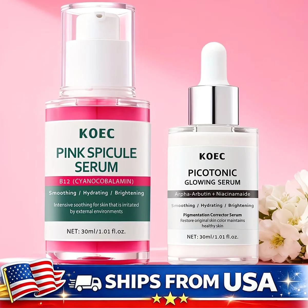 Brightening Serum Duo 2-in-1 – Alpha Arbutin & Niacinamide Hydrating Care