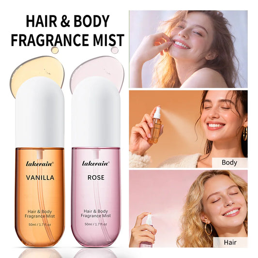 Unisex Perfume Mist – Vanilla & Rose Long-Lasting Fragrance