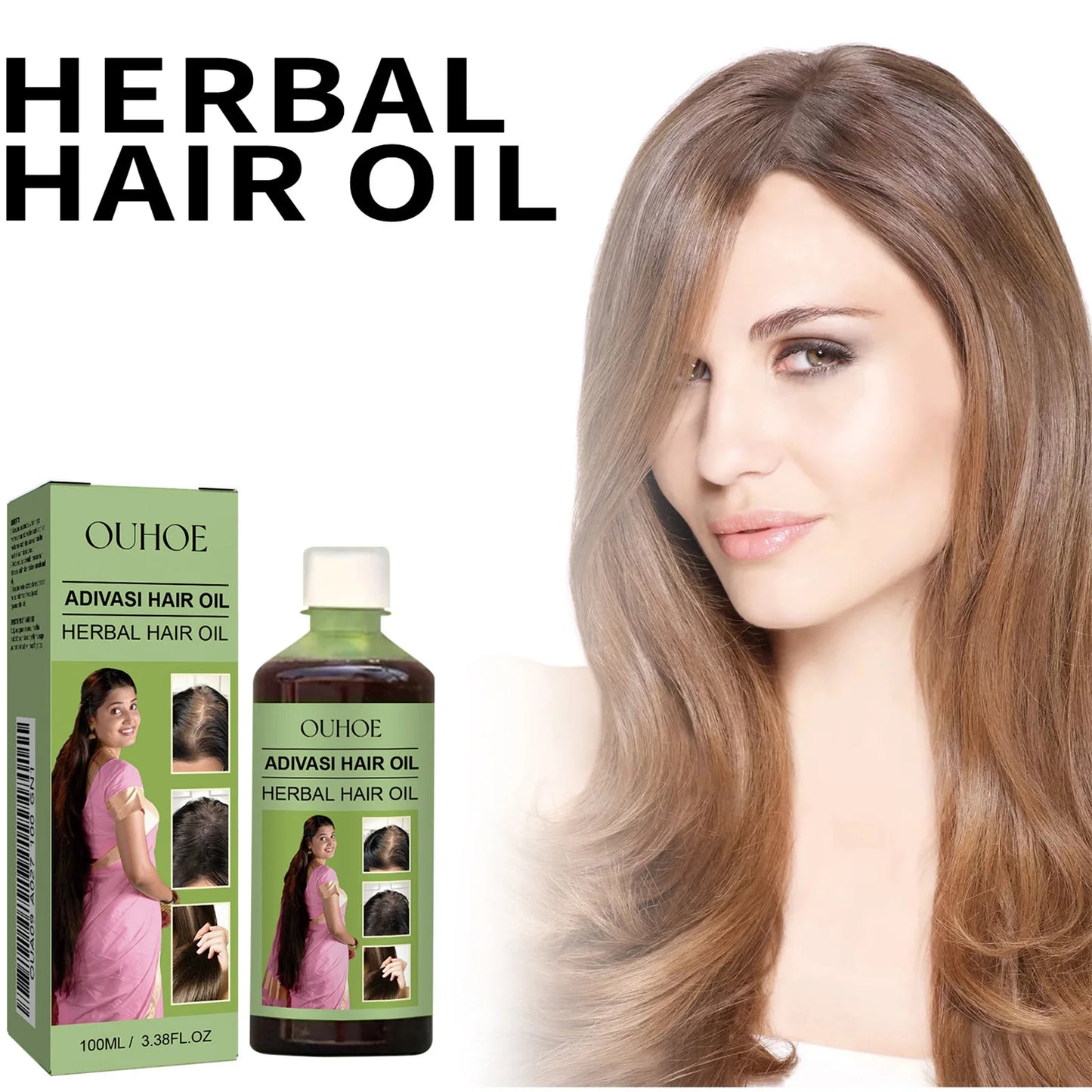 Ouhoe Herbal Hair Care Oil – Scalp Nourishing & Strengthening Treatment