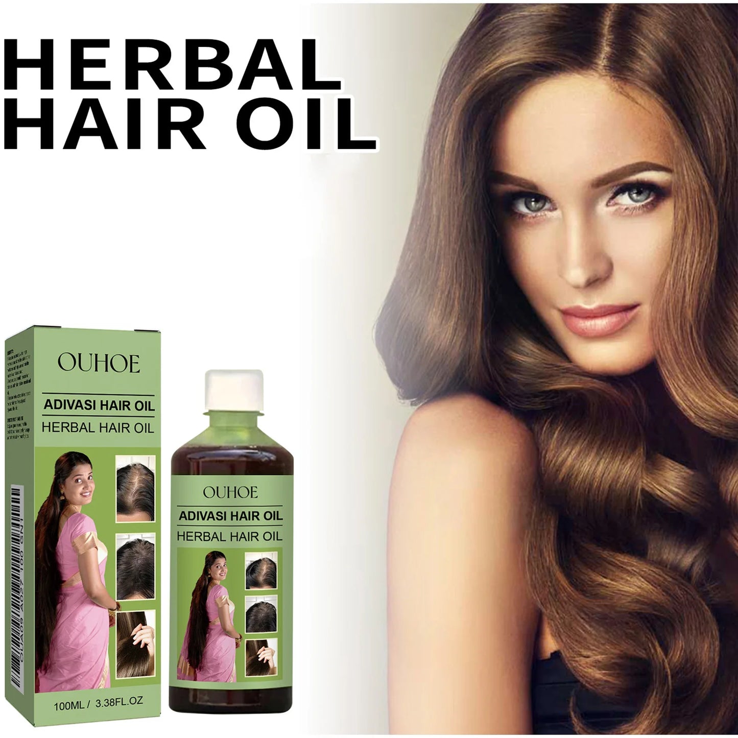 Ouhoe Herbal Hair Care Oil – Scalp Nourishing & Strengthening Treatment