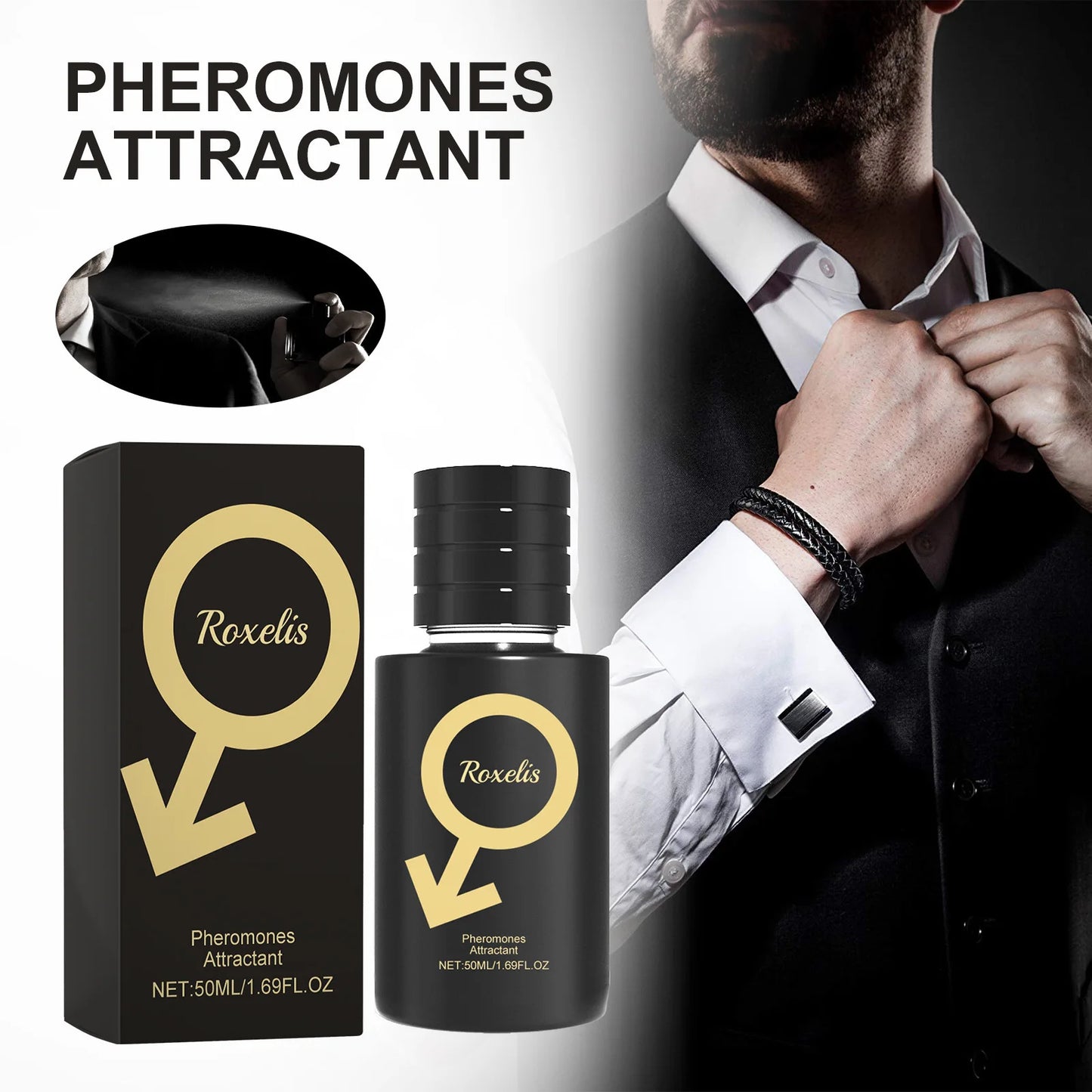 Men Pheromone Perfume – Natural Long Lasting Fragrance Cologne