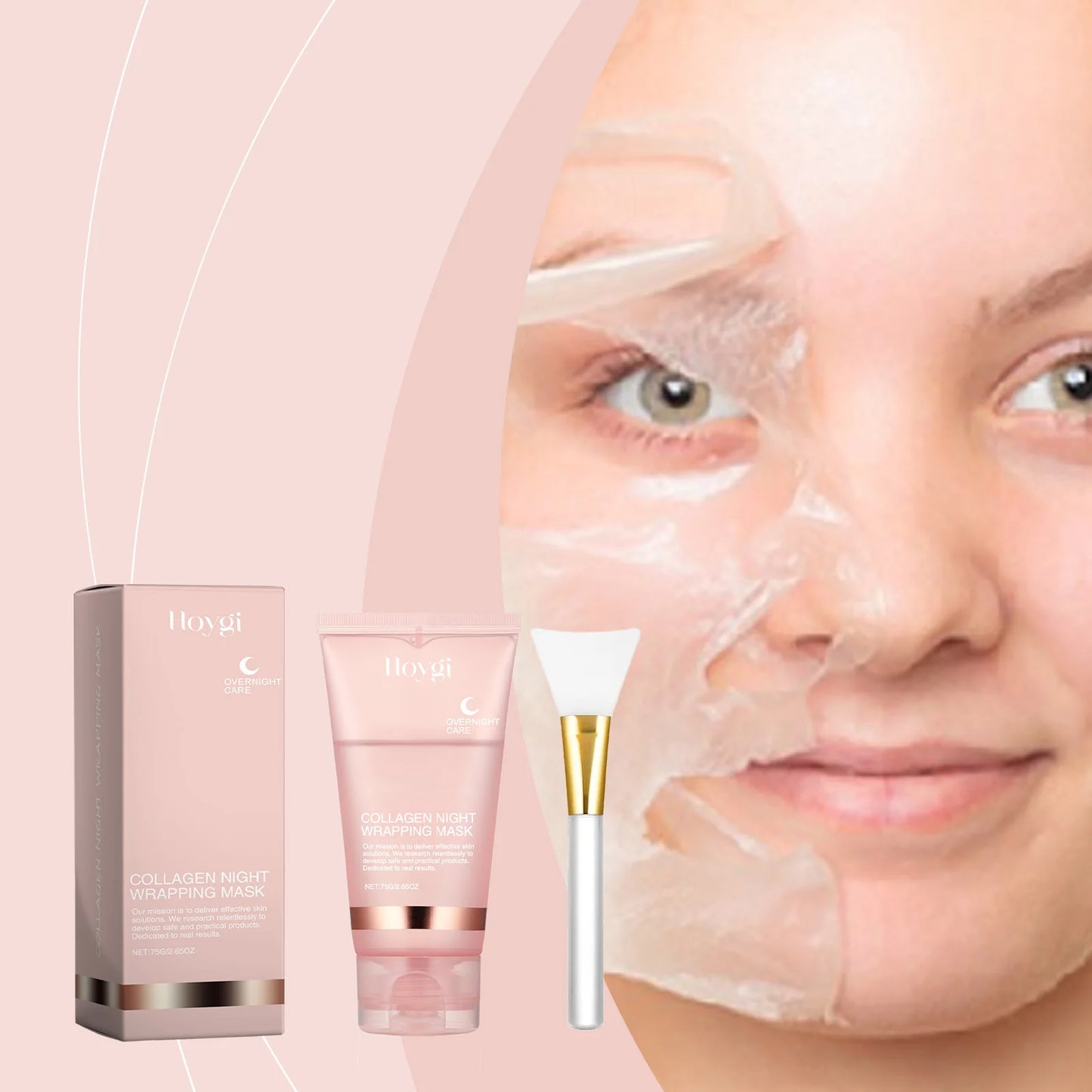 Hoygi Collagen Peel-Off Facial Mask – Deep Cleansing & Hydrating Care 75g