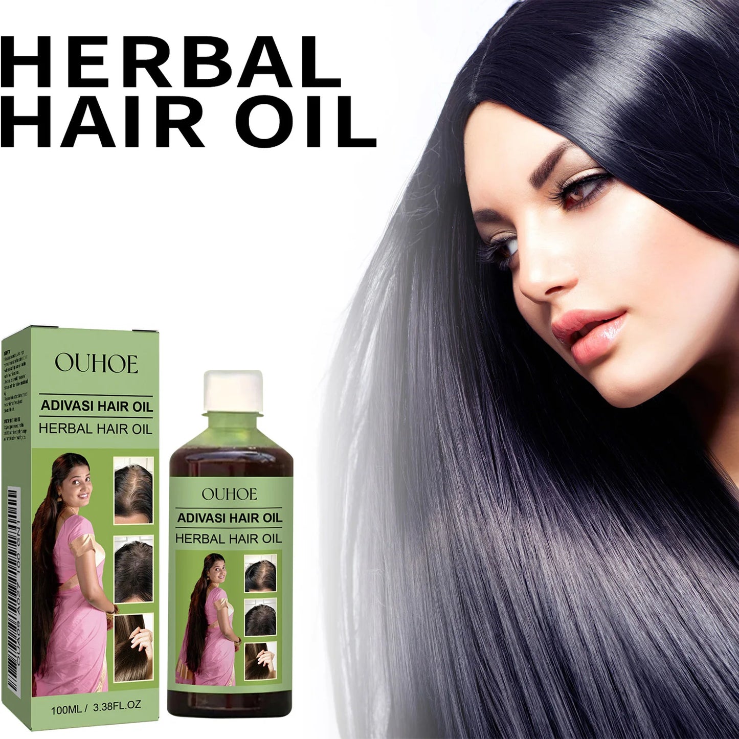 Ouhoe Herbal Hair Oil – Scalp Nourishing & Strengthening Care