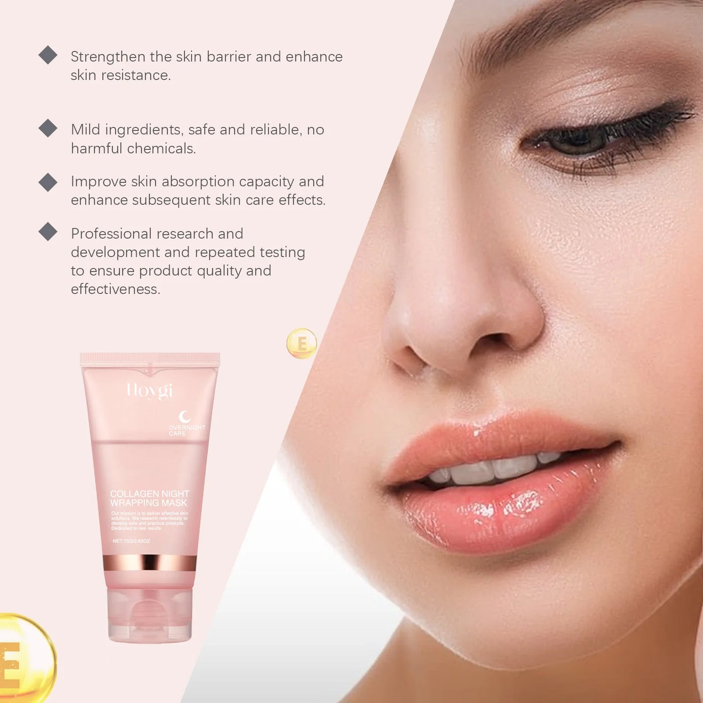 Hoygi Collagen Peel-Off Facial Mask – Deep Cleansing & Hydrating Care 75g