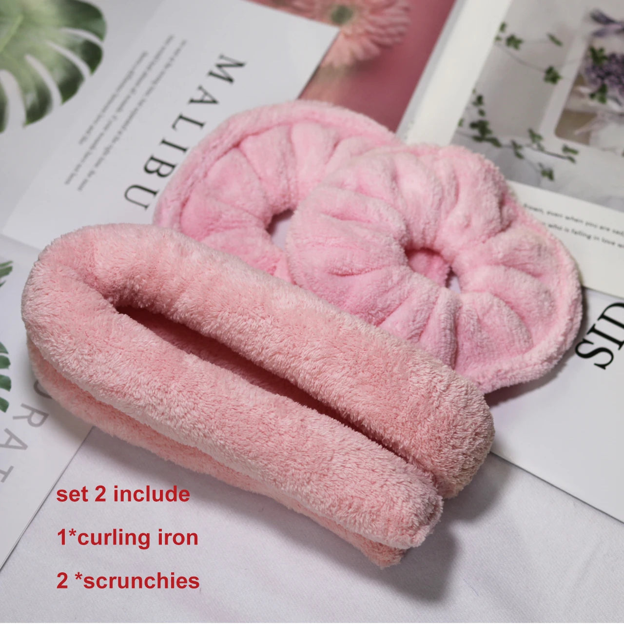 Heatless Velvet Curling Headband – Overnight Hair Curler