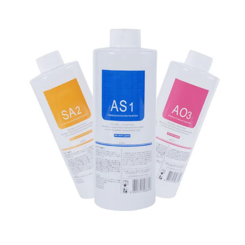 Hydra Aqua Peel Solution Kit – AS1 SA2 AO3 (3 Serums, 400ml)