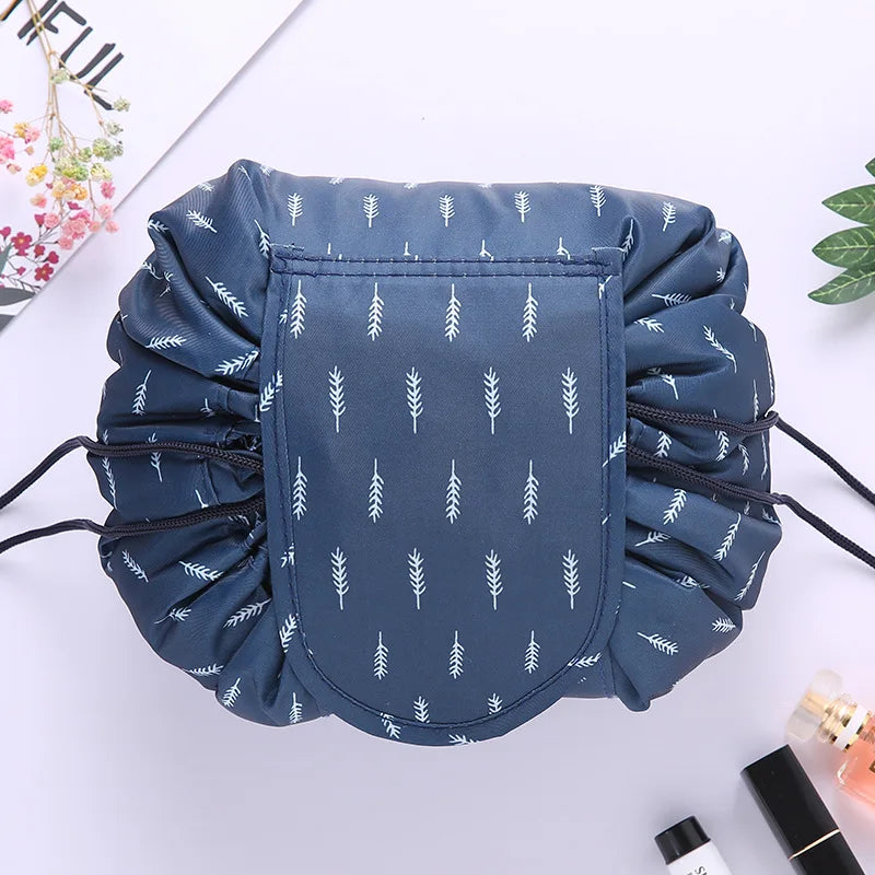Drawstring Cosmetic Bag – Waterproof Travel Makeup Organizer