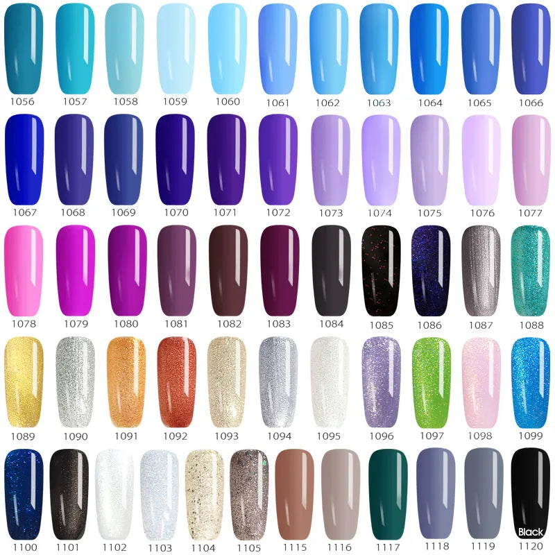 VENALISA Gel Nail Polish Set – 120 Colors UV/LED Soak Off 12ml