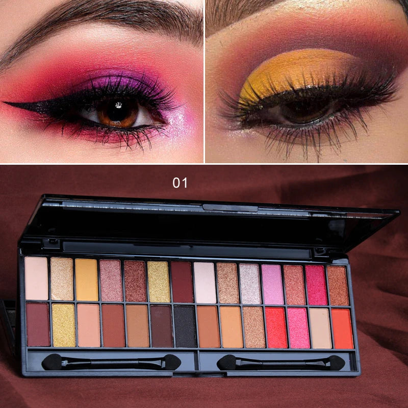 Surnelia Essentials: 28-Color Nude Eyeshadow Professional Palette