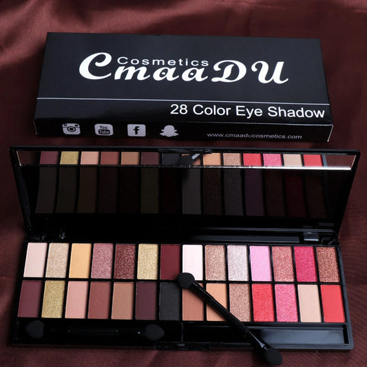 Surnelia Essentials: 28-Color Nude Eyeshadow Professional Palette