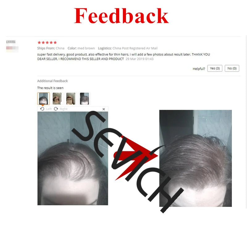 Keratin Hair Building & Thickening System