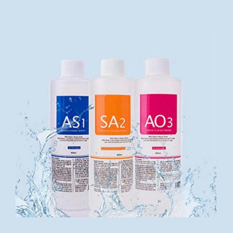 Hydra Aqua Peel Solution Kit – AS1 SA2 AO3 (3 Serums, 400ml)