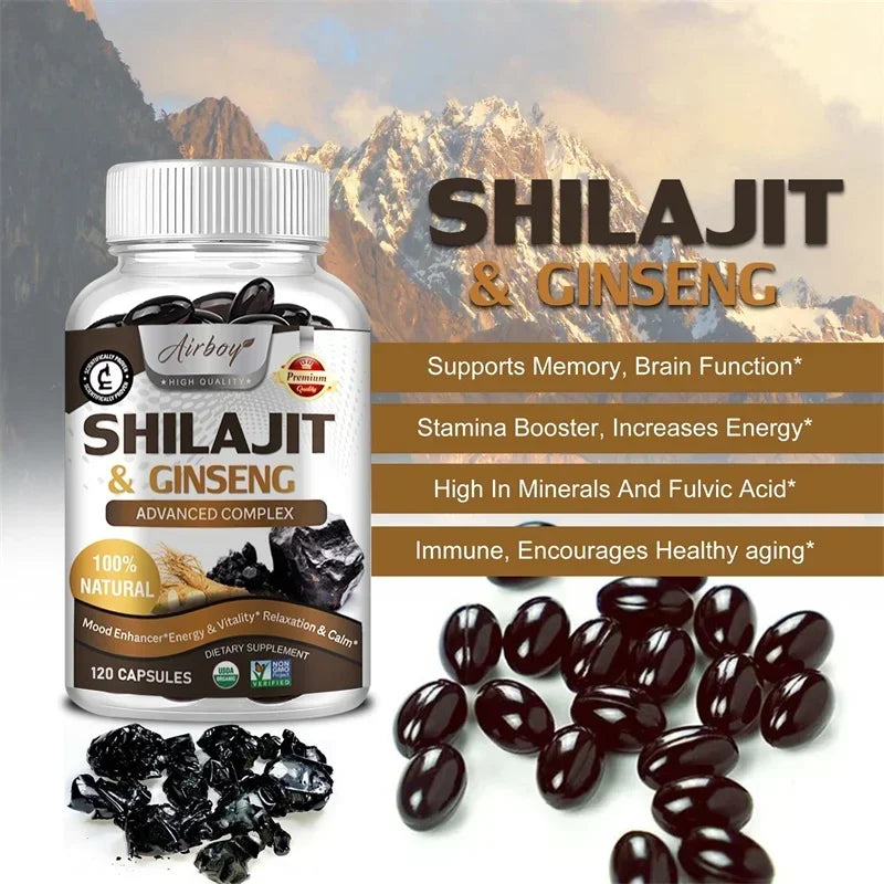 Shilajit Supplement – Energy & Vitality Support