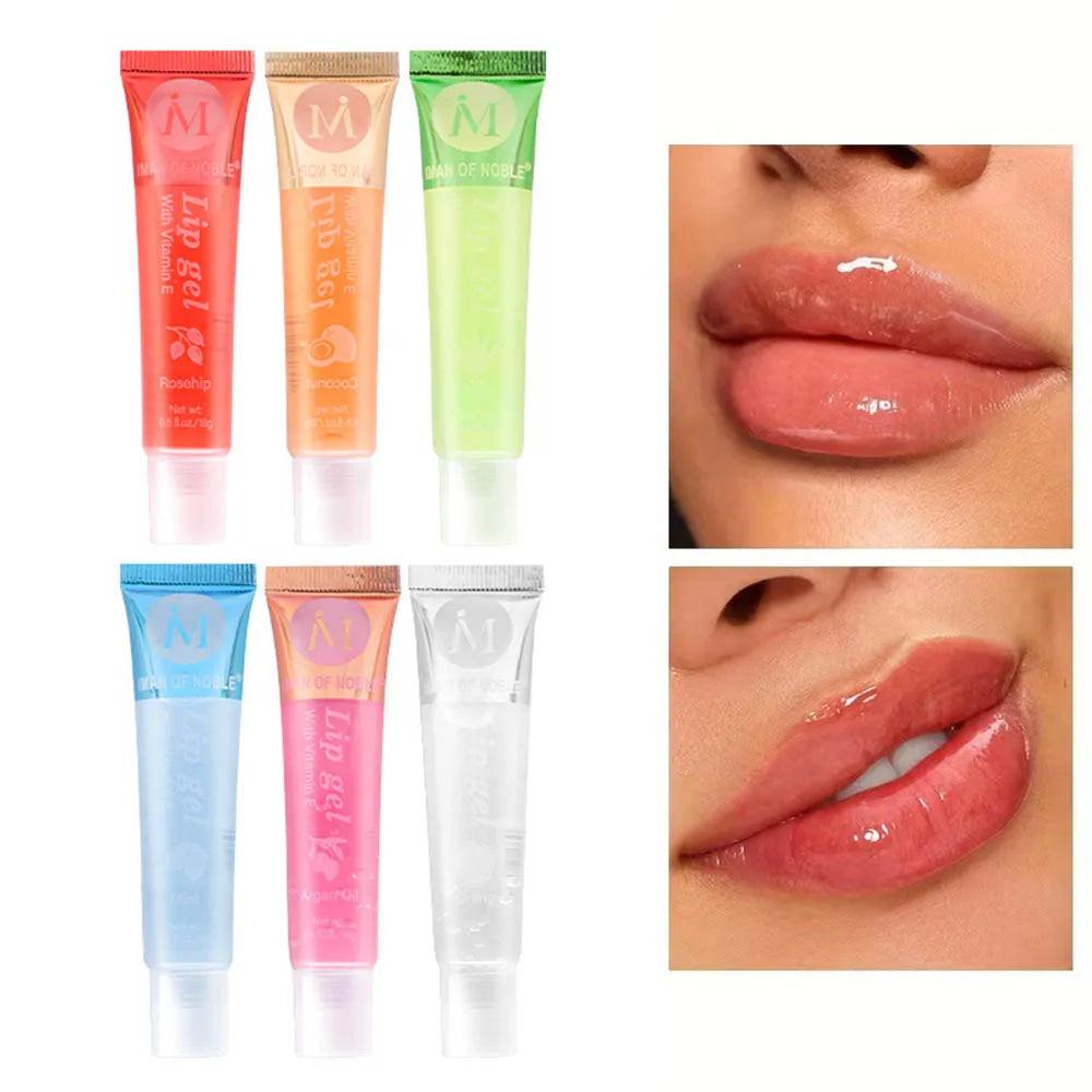 6-Piece Fruity Lip Gloss Set – Hydrating & Glossy