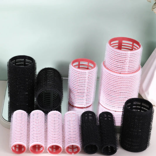 6pcs Self-Grip Hair Roller Set – Heatless Curling Rollers