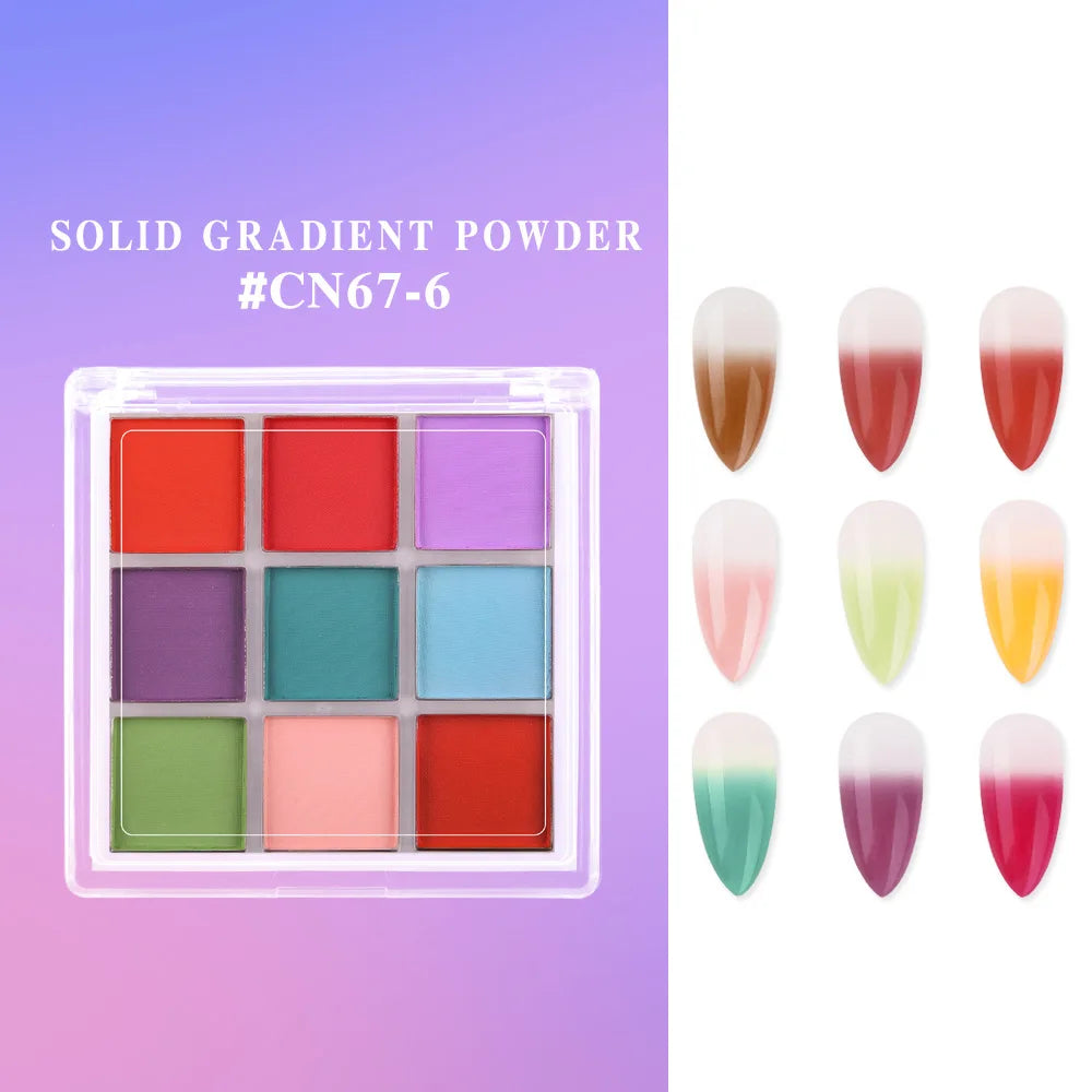 LuxeChromatic: 16-Color Neon & Ombre Nail Art Pigment Palette