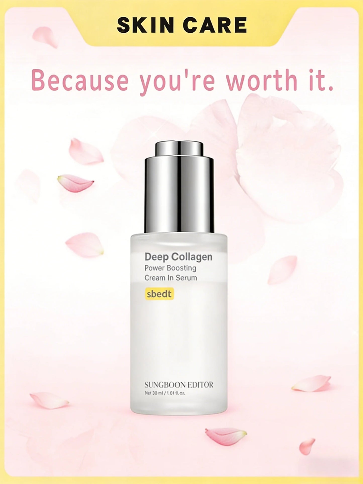 Sungboon Editor Deep Collagen Serum – Firming Skin Care (Volufiline + Niacinamide)