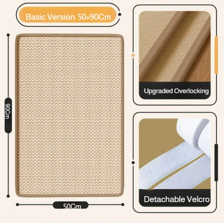 SofaGuard: Multi-Function Sisal Scratching Mat