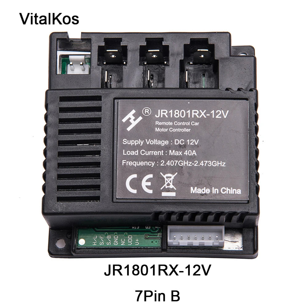 JR1630RX 12V / JR-RX-12V Remote Control and Receiver (Optional) Of Children's Electric Car Bluetooth Ride On Car Parts