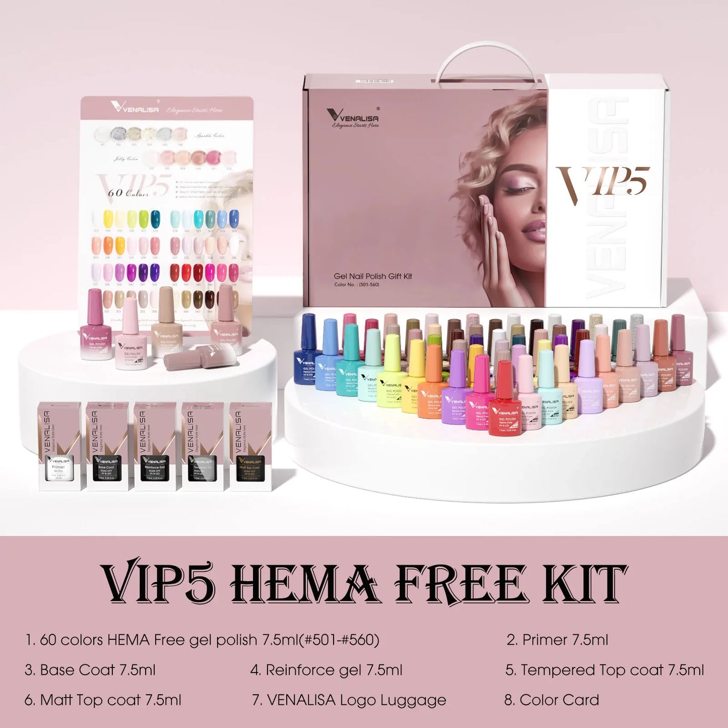 VIP5 HEMA-Free Gel Polish Master Collection