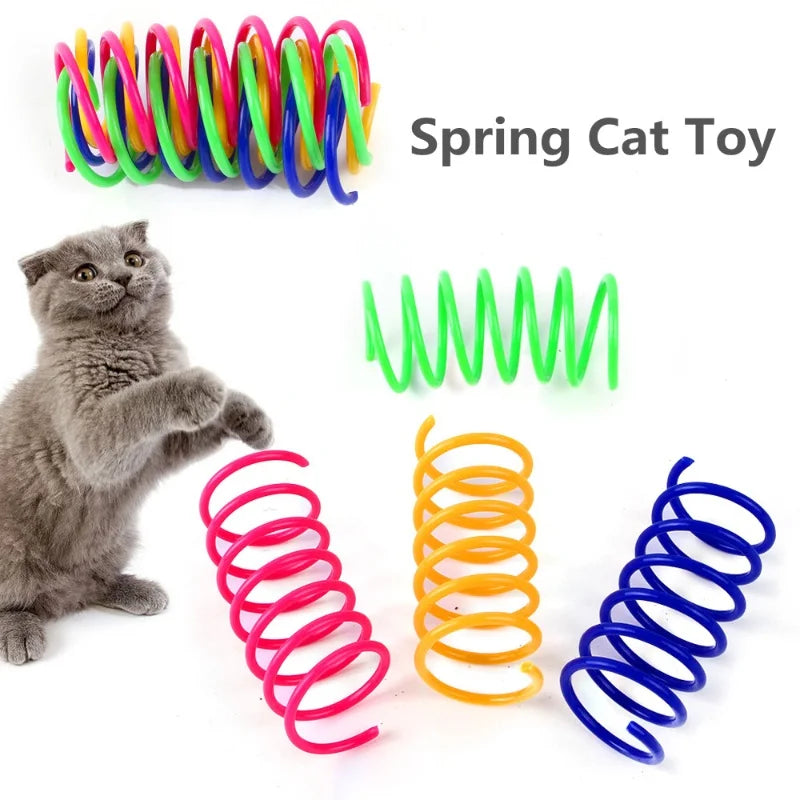 SpringyJump: Colorful Interactive Cat Springs