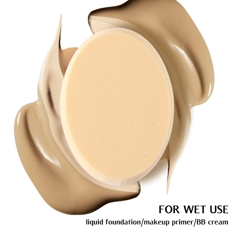 Oval Makeup Sponge Set – Wet & Dry Beauty Puff (1/4pcs)