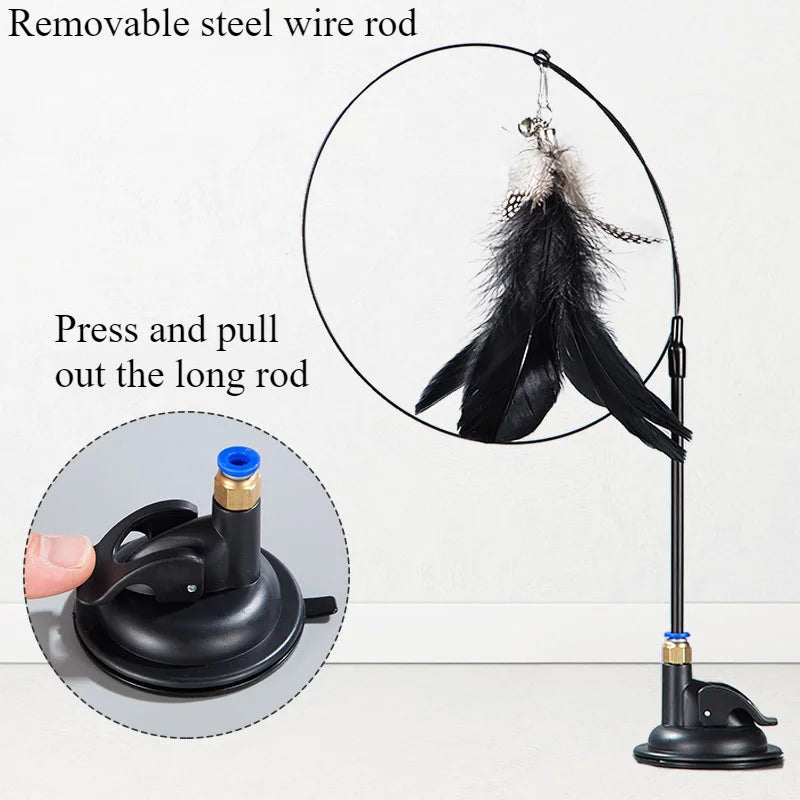 BirdieHunt: Interactive Feather Teaser Wand