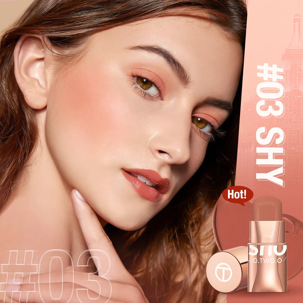 O.TWO.O 3-in-1 Makeup Stick – Lip, Cheek & Eye Tint