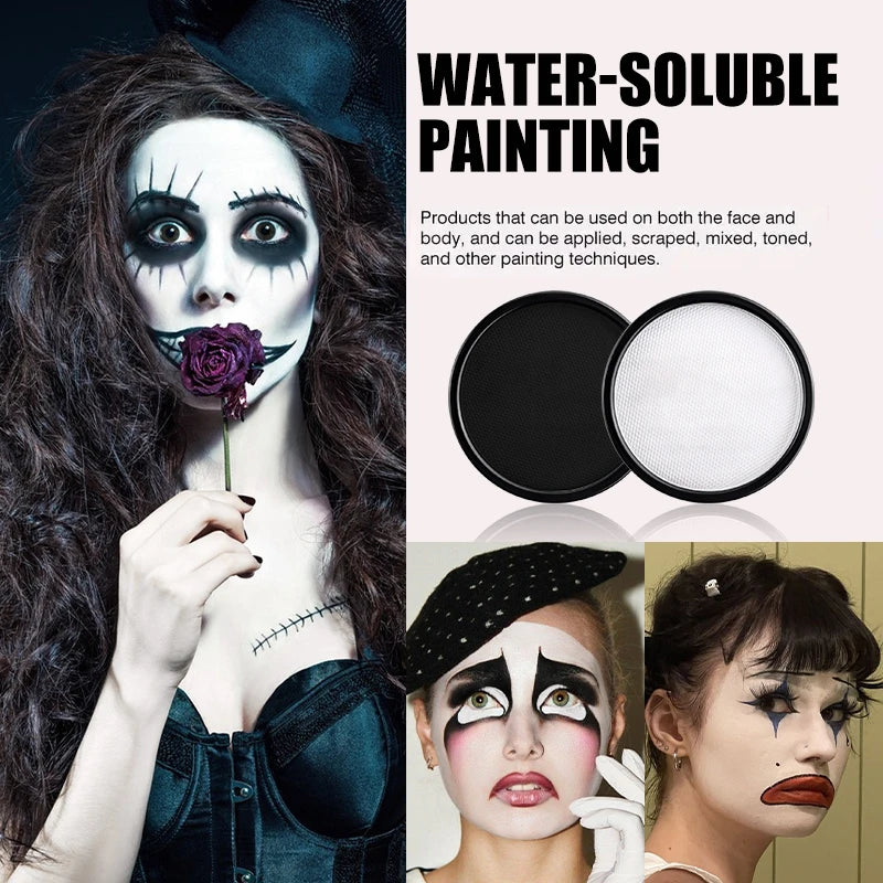 6 Colors Water Activated Face & Body Paint Kit – Non-Toxic Makeup