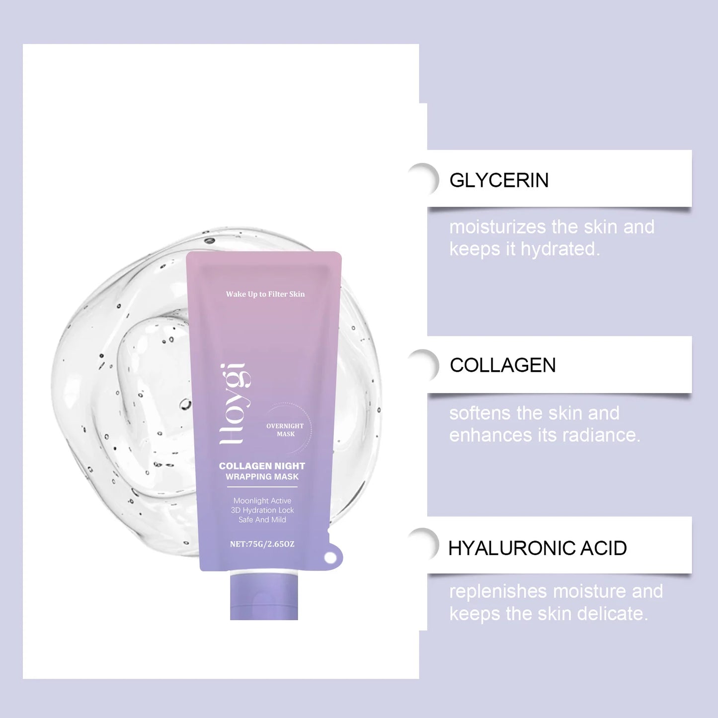 Korean Collagen Peel-Off Face Mask – Pore Cleansing & Firming Care