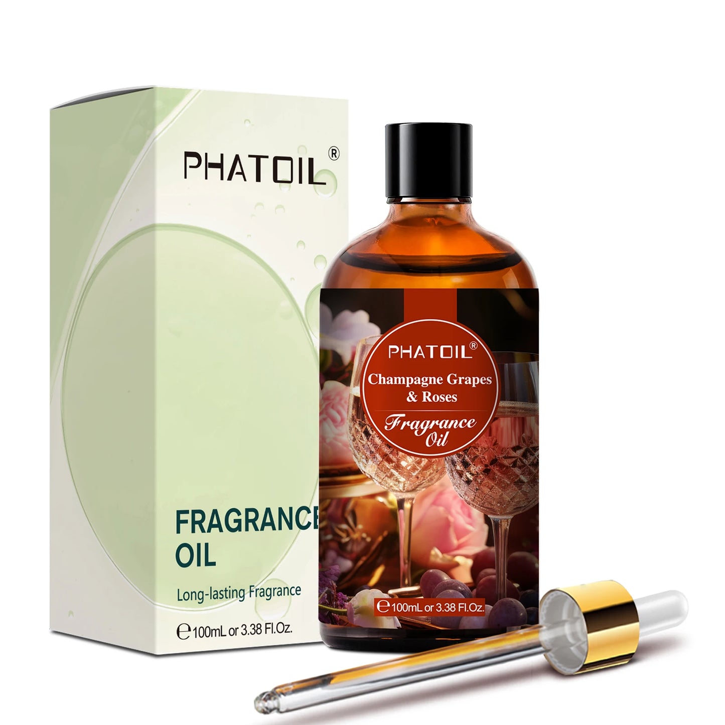 PHATOIL Almond & Vanilla Fragrance Oil – Diffuser Aromatherapy (100ml)