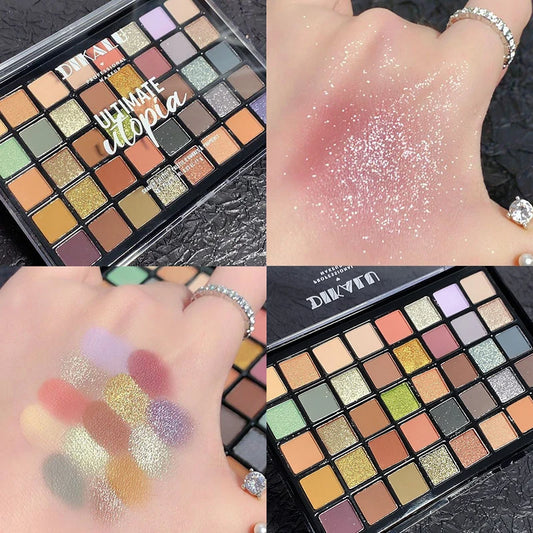 DIKALU Ultimate Utopia Palette – 40 Shades of Matte, Shimmer & Glitter Eyeshadow