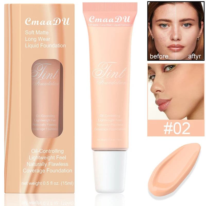 Full Coverage BB Cream & Foundation – Waterproof, Long-Lasting Face Corrector