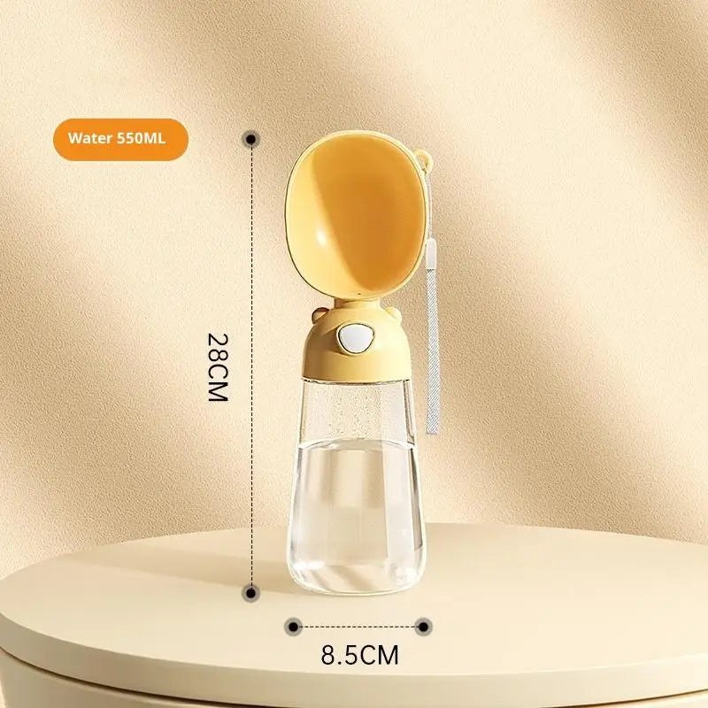 All-in-One Pet Companion Cup: Water, Food & Waste