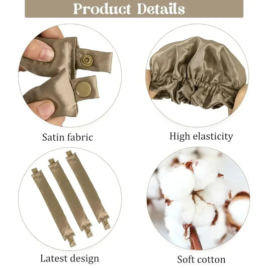 Heatless Silk Curling Headband – No Heat Hair Curlers Set