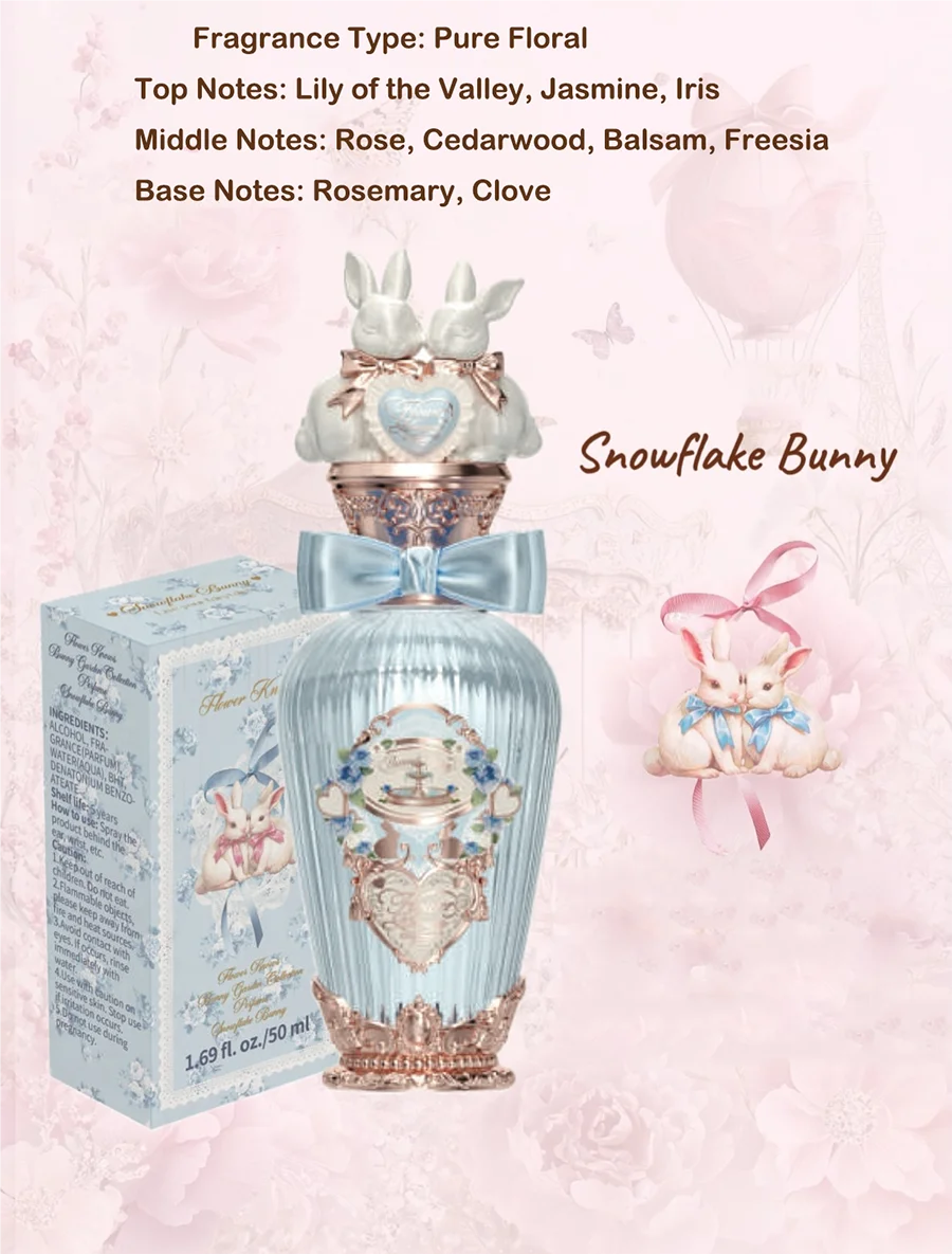 Flower Knows Sweetie Bear Perfume – Rose Milk Musk Floral Fragrance