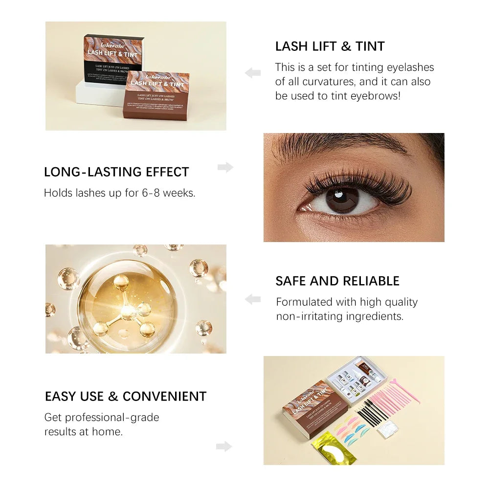 Complete Lash Lift and Tint Kit – Professional Eyelash Perming & Brow Dyeing System