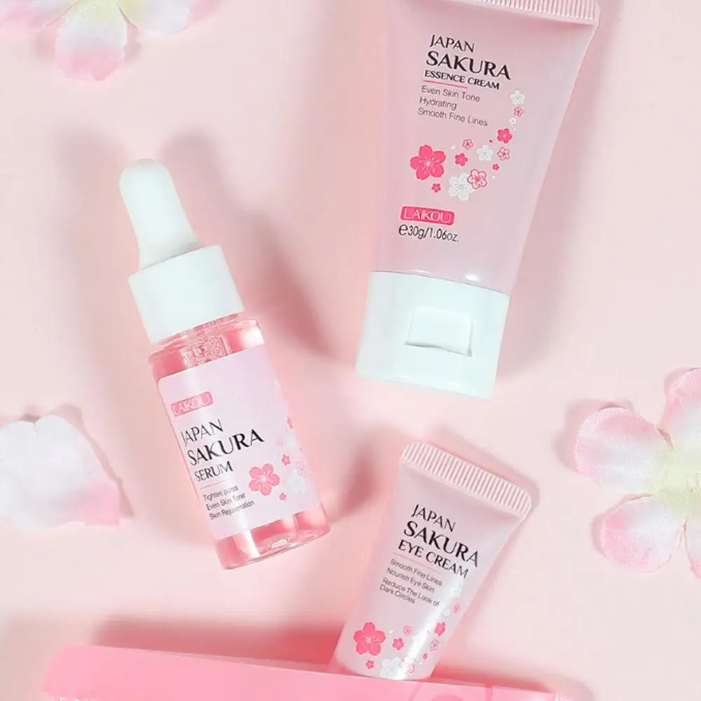 Sakura 3-Piece Skin Care Gift Set